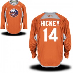 Adult Premier New York Islanders Thomas Hickey Orange Alternate Official Reebok Jersey